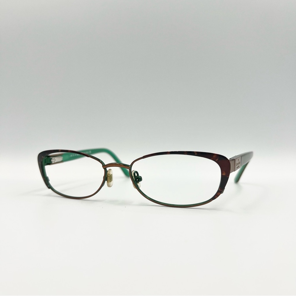 Kate Spade Alaine Metal Oval Eyeglass Frames Satin Demi Brown 51‑16‑135